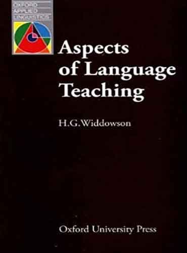 Aspects of Language Teaching by Widdowson
