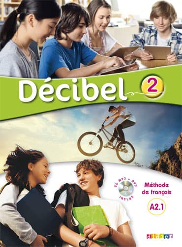 Décibel 2 niv.A2.1 + Cahier d'activités + CD mp3 + DVD