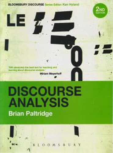 Discourse Analysis: An Introduction (2nd Edition) by Paltrige