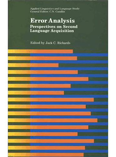 Error Analysis: Perspectives on Second Language Acquisition