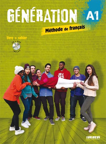 Generation 1 niv.A1: Livre + Cahier + CD mp3 + DVD