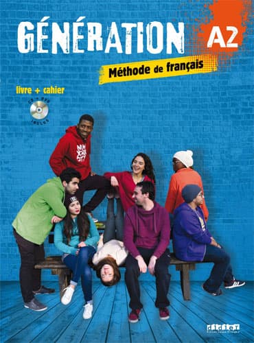 Generation 2 niv.A2: Livre + Cahier + CD mp3 + DVD
