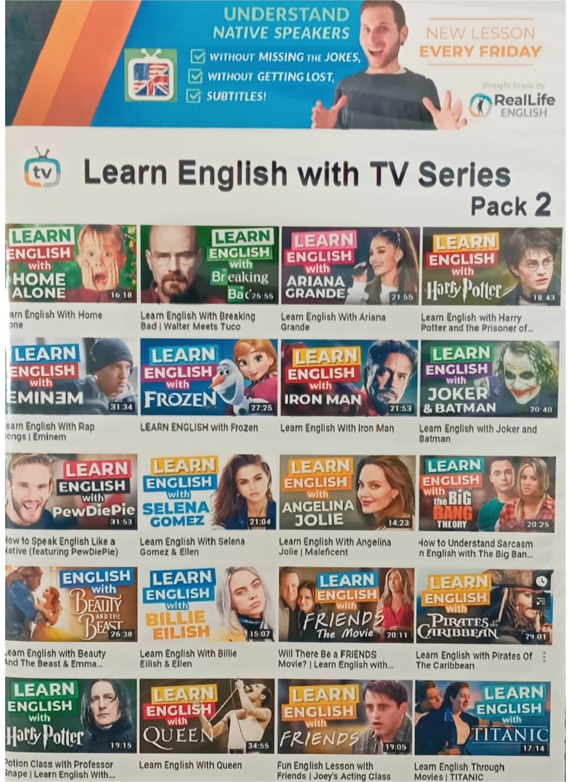 Learn English with TV Series (Pack 2)
