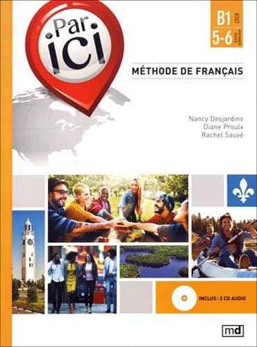 Méthode de français Par ici B1 / 5-6 + CD