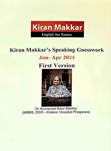 Makkar IELTS Speaking January to April 2024