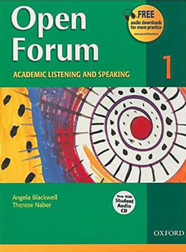Open Forum 1: Academic Listening and Speaking
