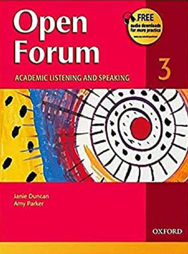 Open Forum 3: Academic Listening and Speaking