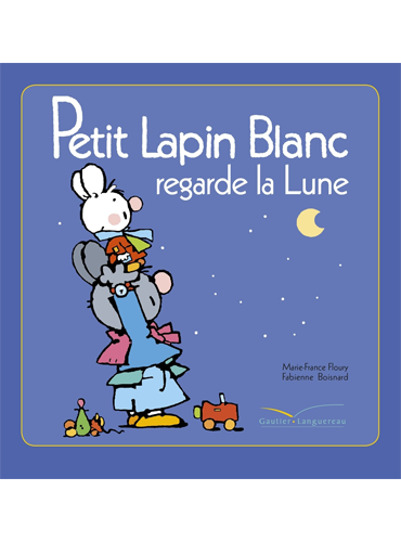 Petit Lapin Blanc regarde la lune