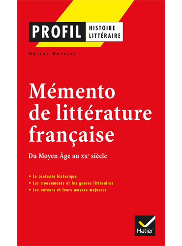 Profil - Mémento de la littérature française
