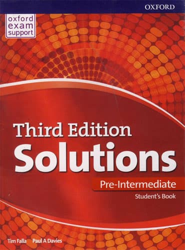 Solutions Pre Intermediate + Workbook + CD (3rd Edition)