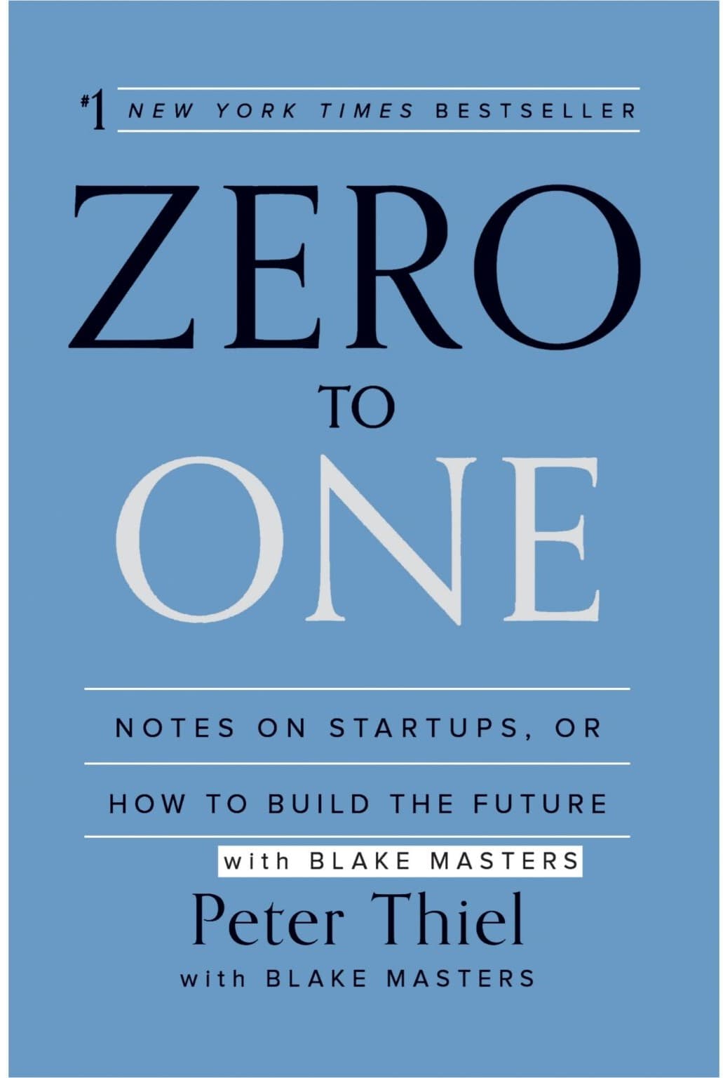 Zero To One by Peter Thiel