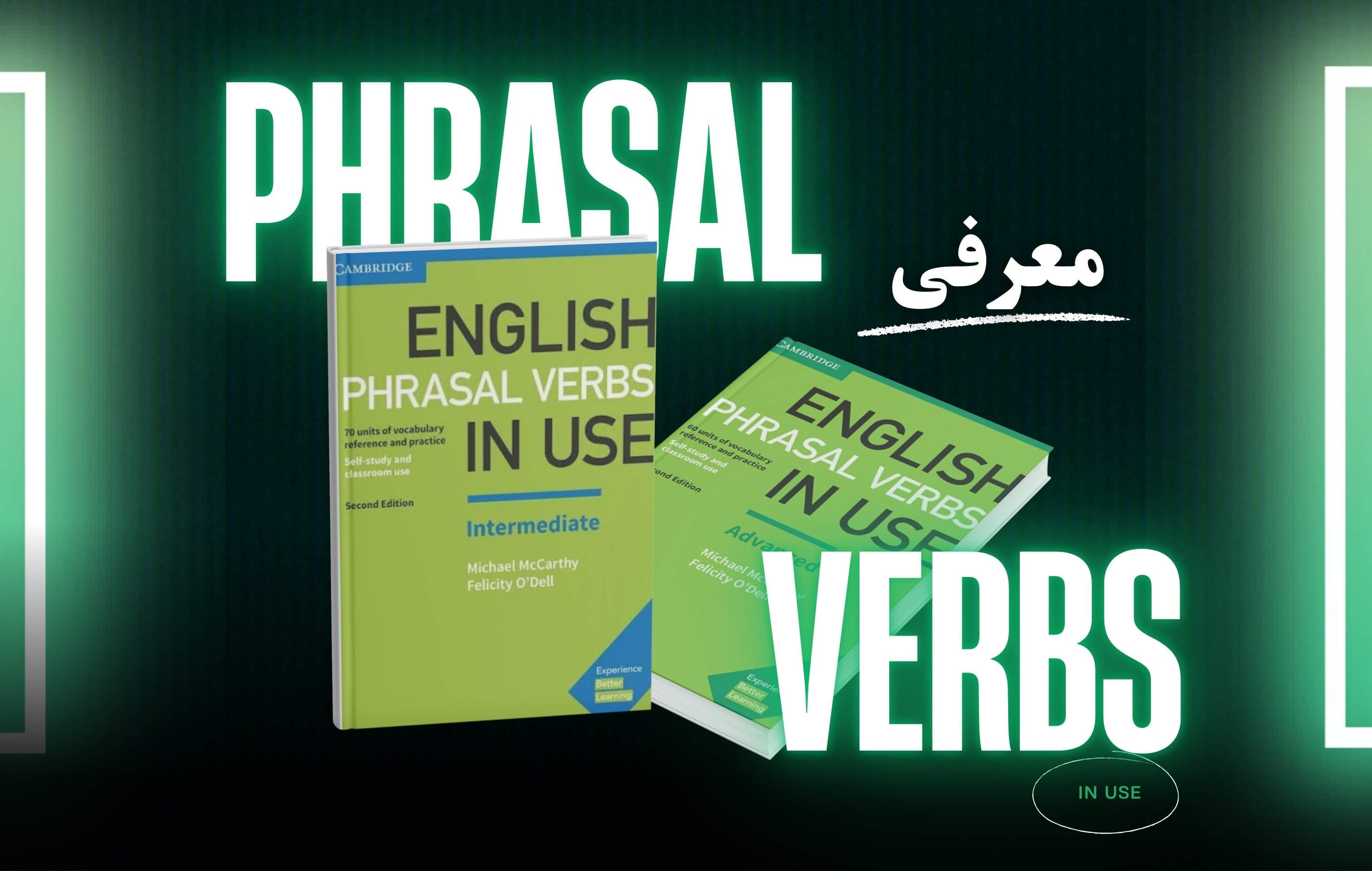 راهنمای دو سطح کتاب English phrasal verbs in use