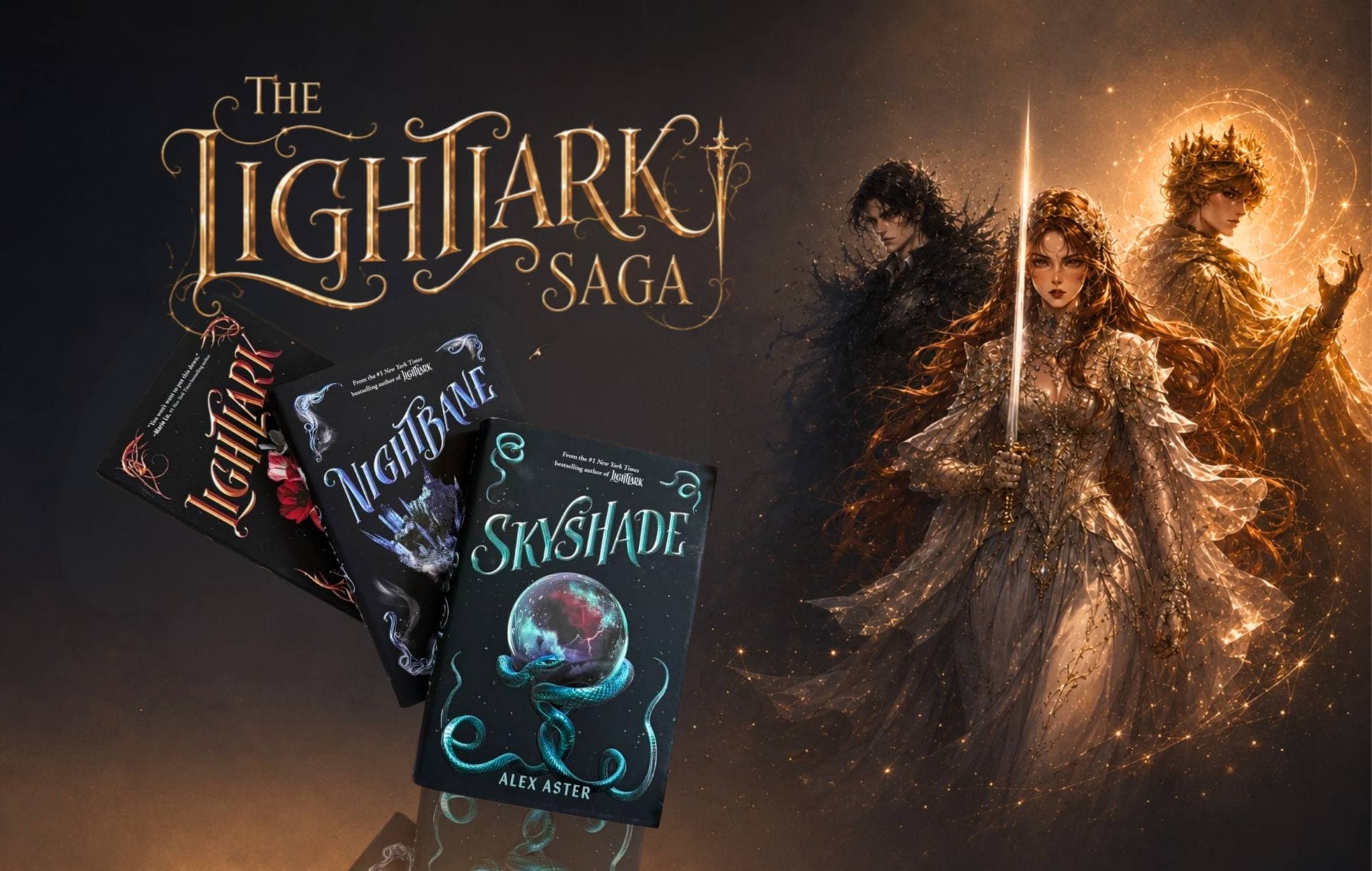مجموعه کتاب های The Lightlark Saga (دِ لایتلارک ساگا)، معرفی کامل ترتیب مطالعه، خلاصه داستان و همه جلدها