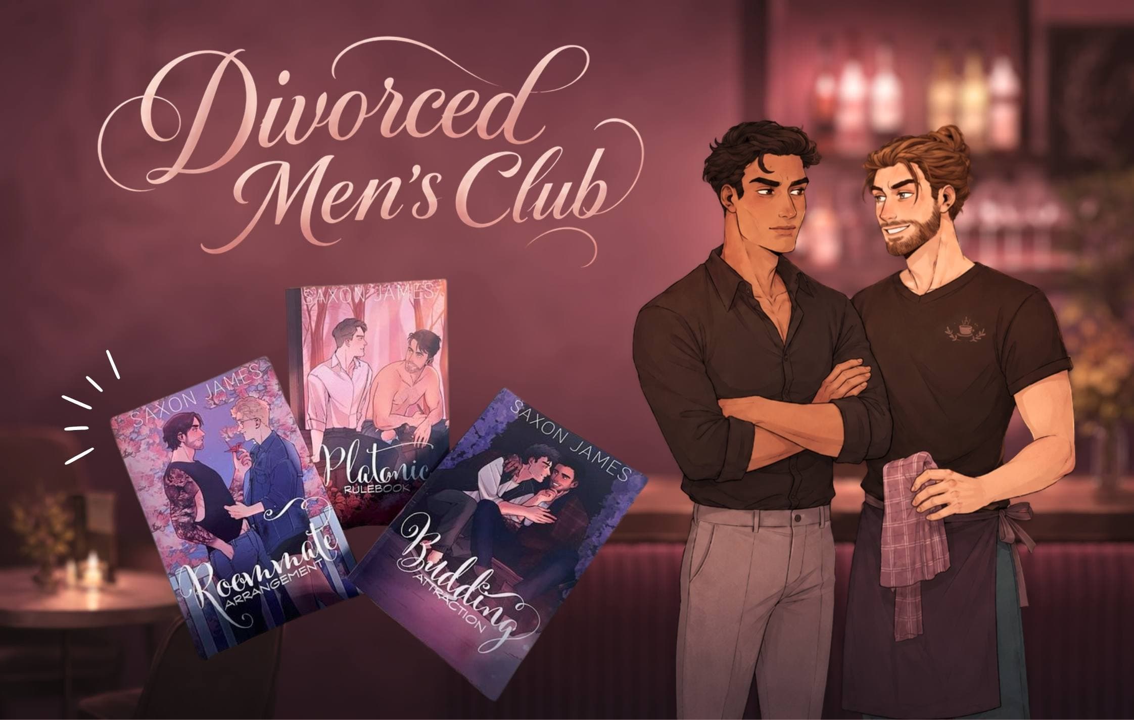 مجموعه Divorced Men's Club, دیوُرسد مِنز کلاب, معرفی کامل ترتیب کتابها و داستان هر جلد
