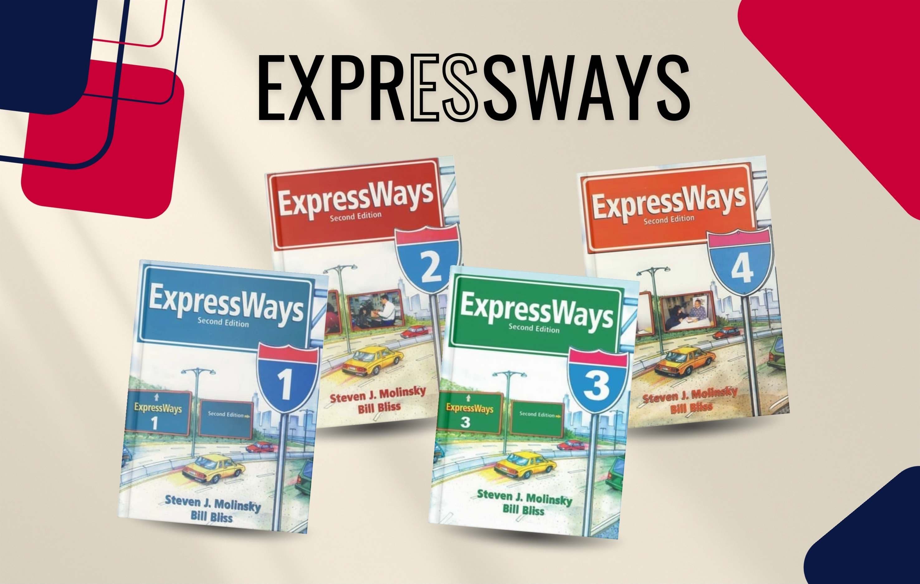 مجموعه ExpressWays | آموزش انگلیسی کاربردی در چهار سطح با لهجه آمریکایی