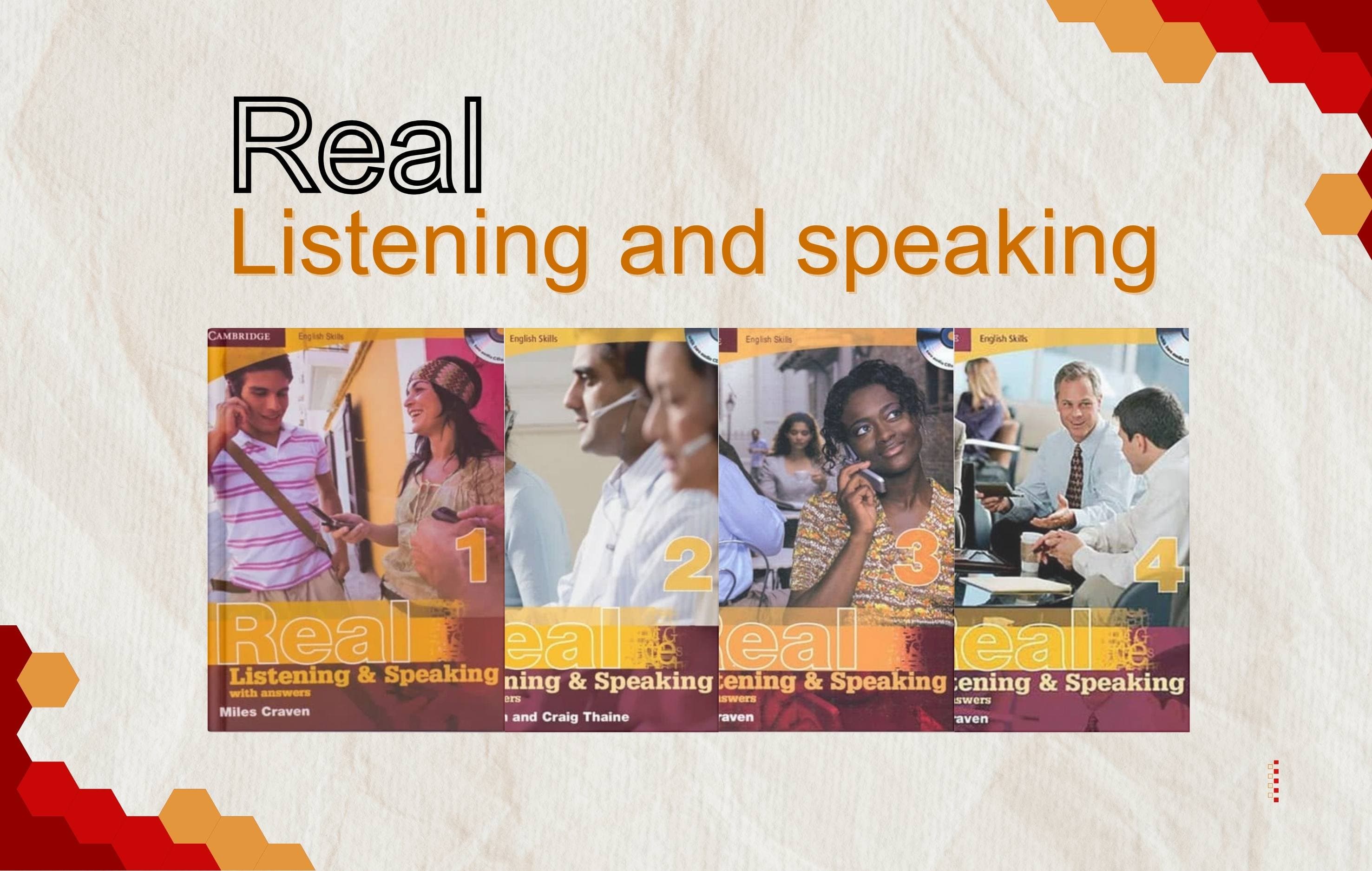 مجموعه Real Listening and Speaking: تقویت مهارتهای شنیداری و مکالمه در سطوح مختلف