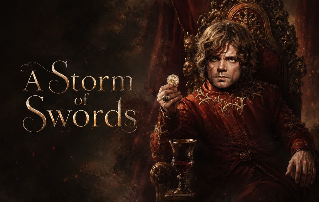 معرفی کتاب A Storm of Swords / اِ استورم آو سوردز؛ جلد سوم A Song of Ice and Fire / اِ سانگ آو آیس اند فایر