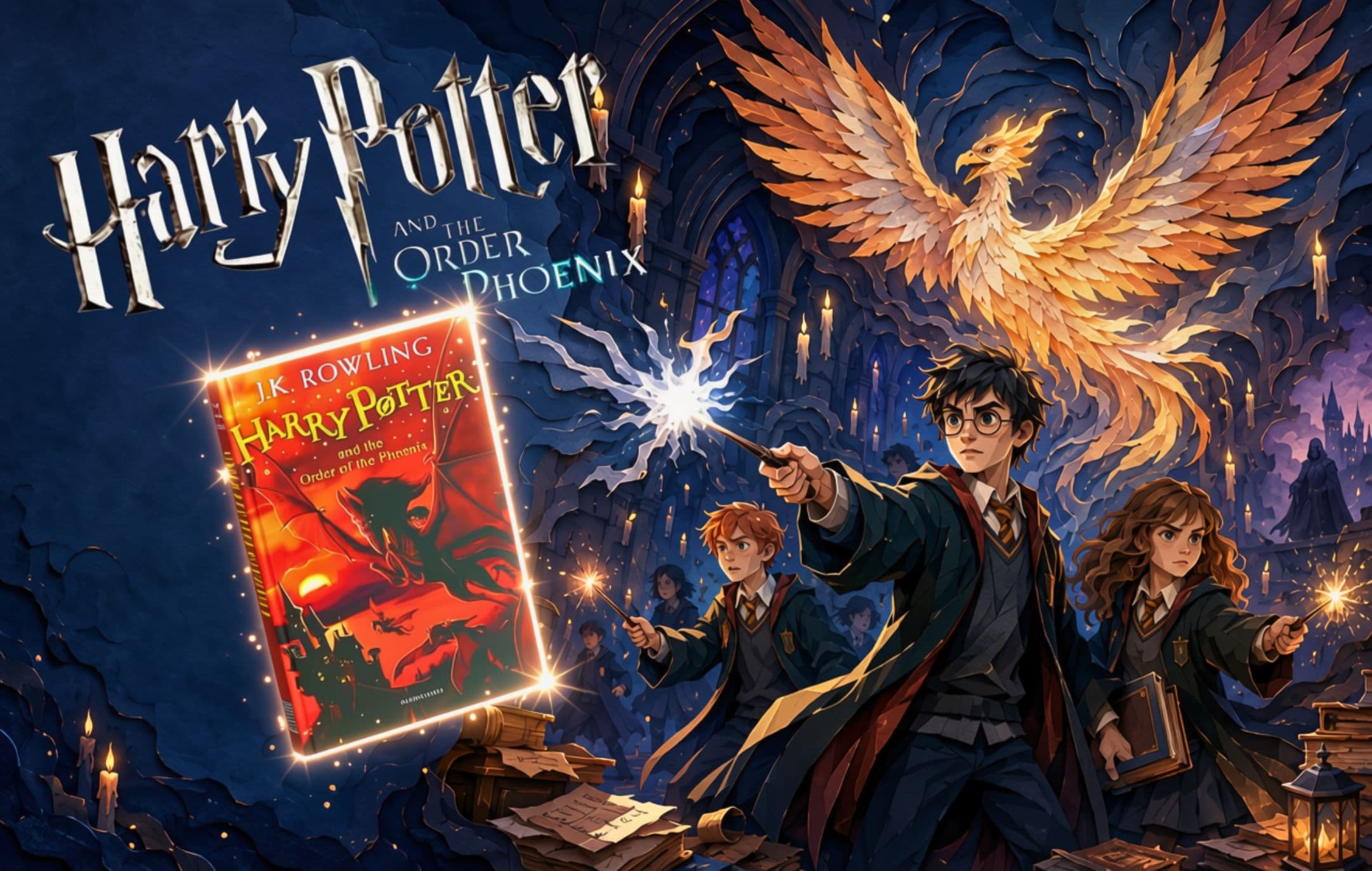 معرفی کتاب Harry Potter and the Order of the Phoenix؛ هری پاتر و محفل ققنوس