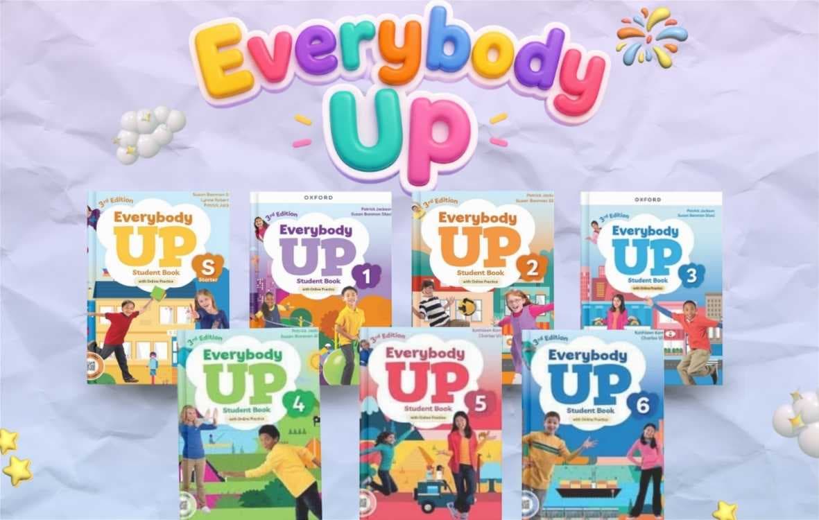 معرفی مجموعه Everybody Up (اوری بادی آپ) ویرایش سوم | آموزش زبان کودکان از Starter تا 6