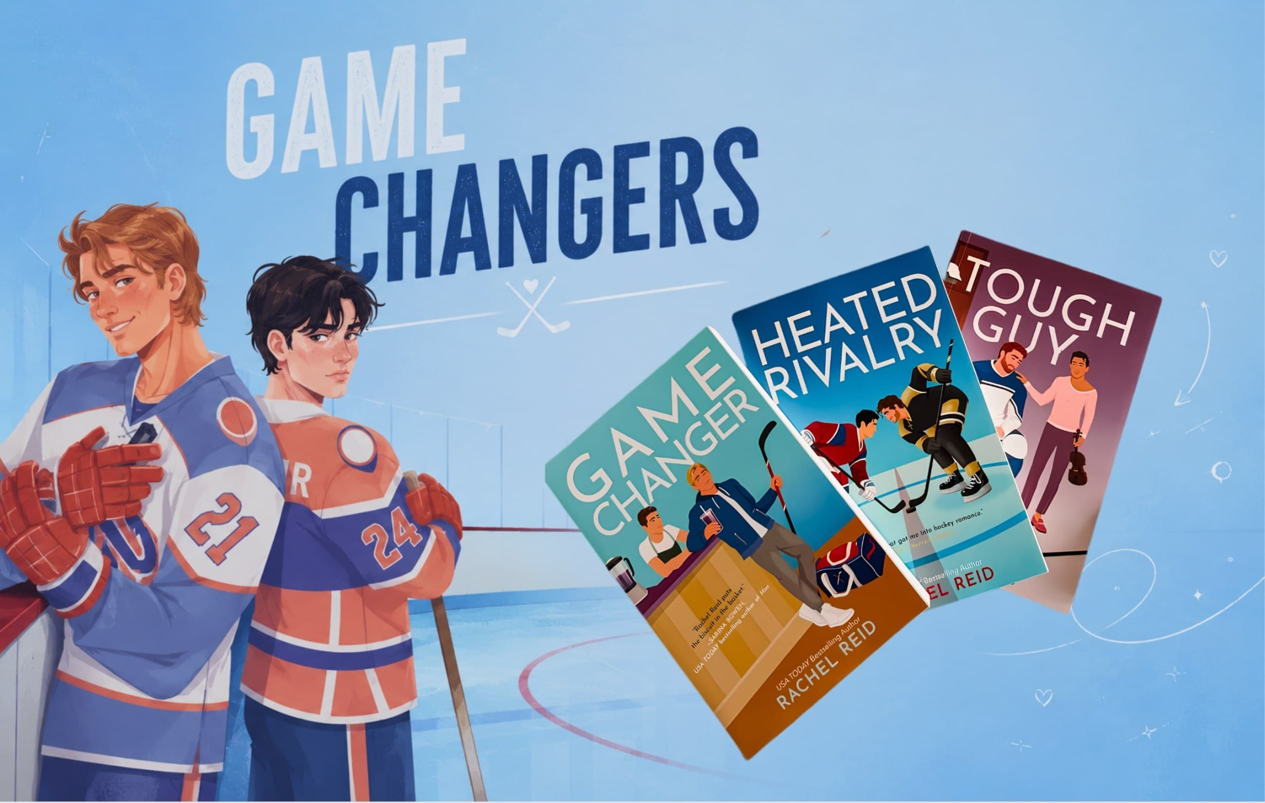 معرفی مجموعه Game Changers (گیم چنجرز) اثر ریچل رید | عاشقانهای متفاوت در دنیای هاکی