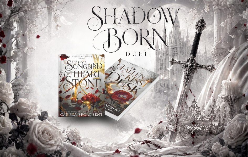 معرفی مجموعه Shadowborn Duet (شدوبورن دوئِت) | بررسی کتابهای The Songbird and the Heart of Stone و The Fallen and the Kiss of Dusk