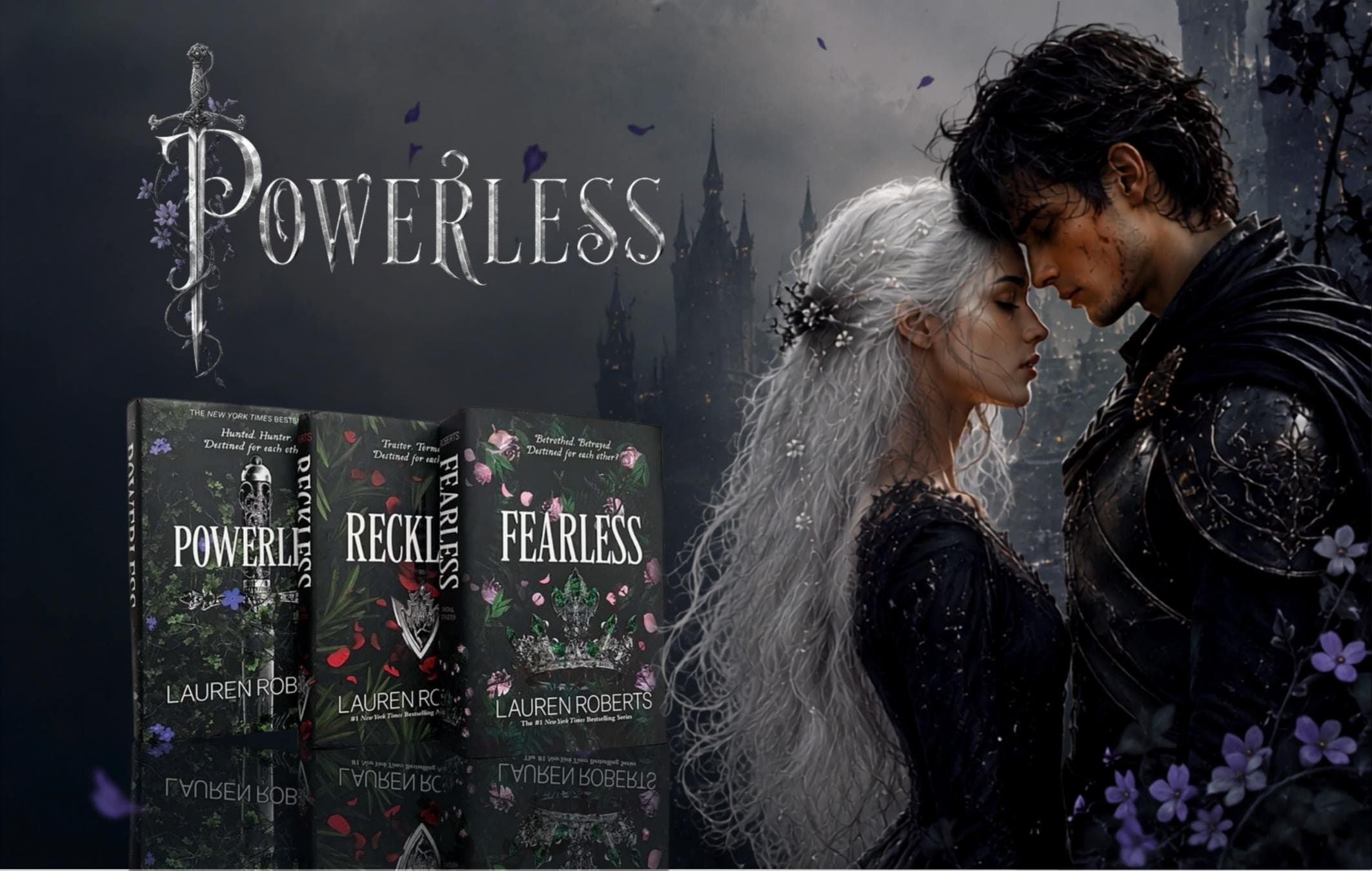 معرفی مجموعه The Powerless Trilogy (دِ پَورلِس تریلِجی) اثر لورن رابرتس, ترتیب کامل مطالعه کتاب ها