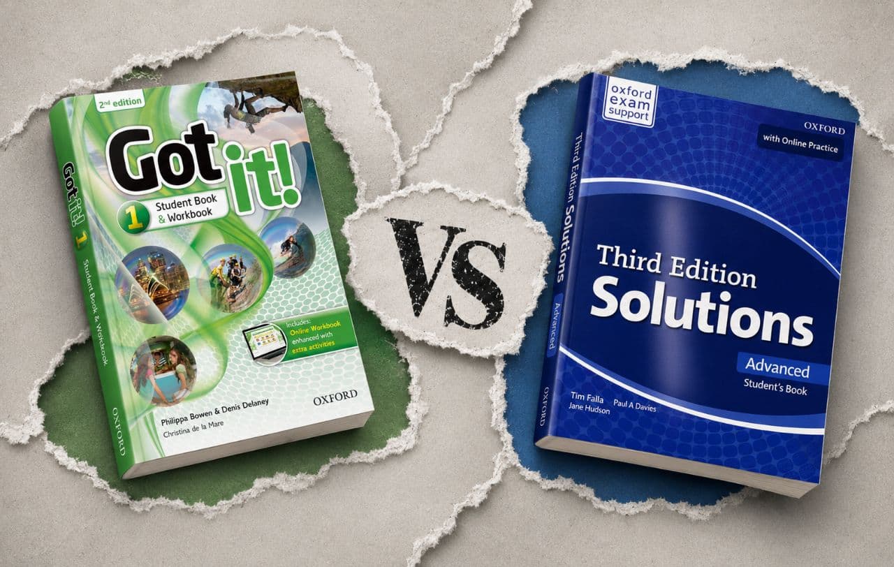 مقایسه Got It 2nd Edition و Solutions 3rd Edition؛ کدام کتاب برای نوجوانان بهتر است؟