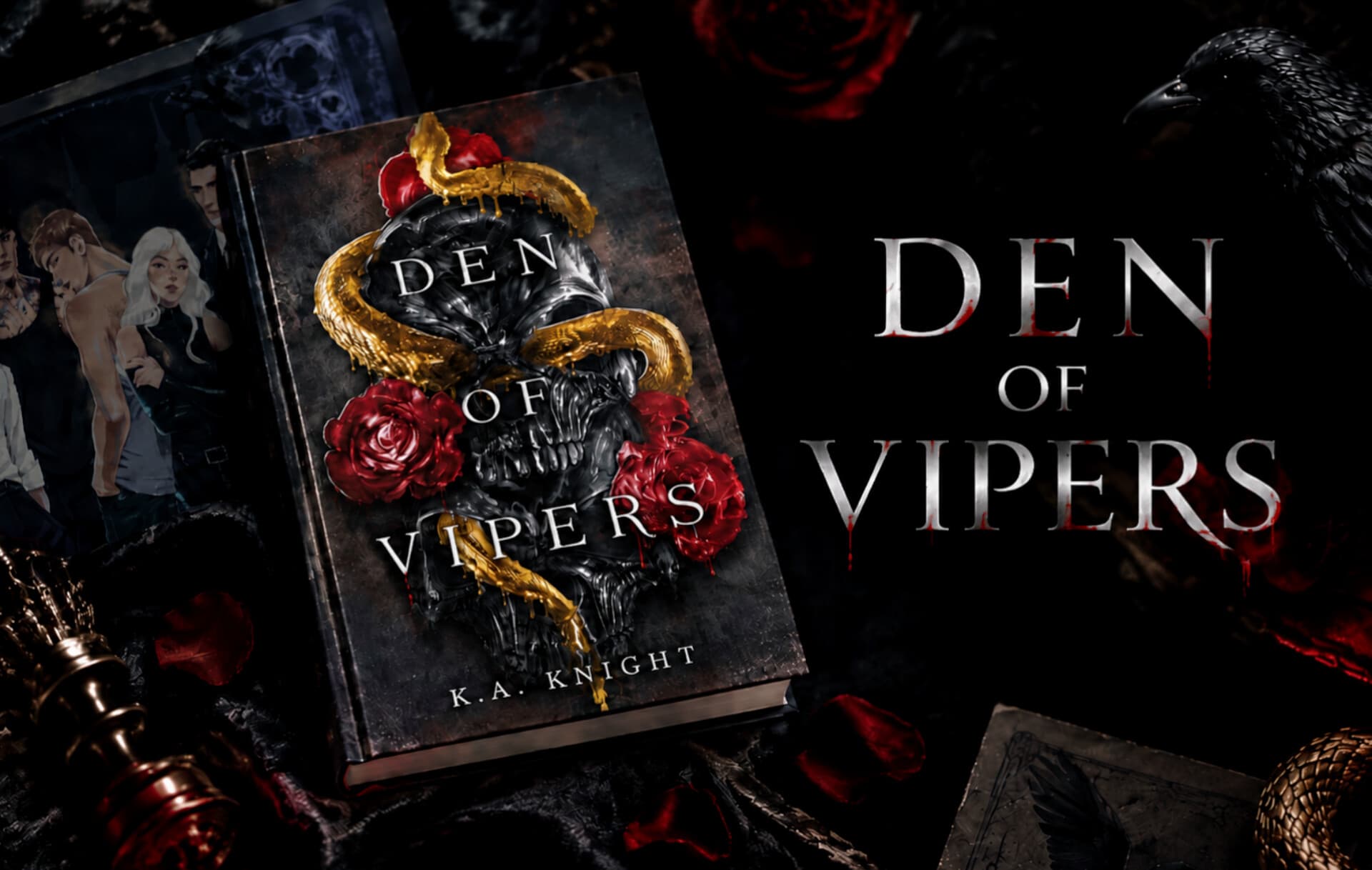 کتاب Den of Vipers چیست؟ معرفی و بررسی رمان دارک رومنس مافیایی