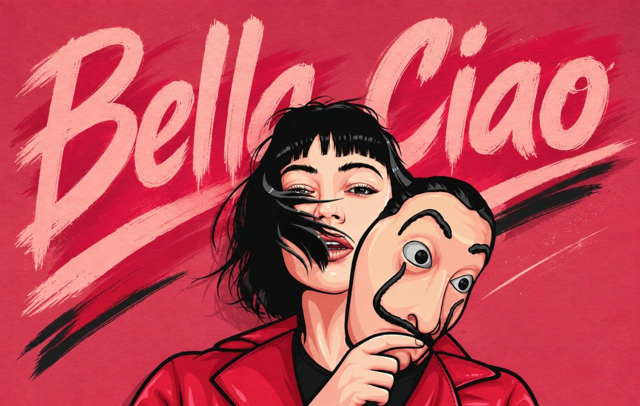 آموزش زبان با موسیقی (bella ciao)