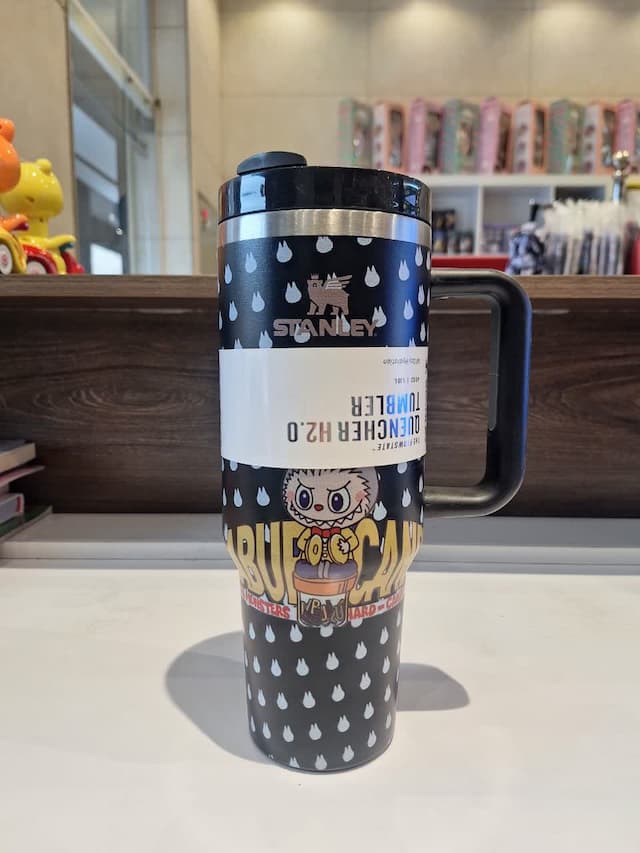 تروال ماگ استنلی طرح لبوبو مشکی