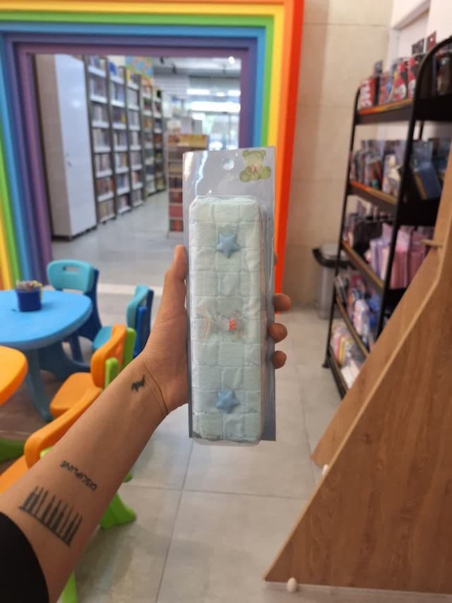 جامدادی پارچه ای رنگ آبی