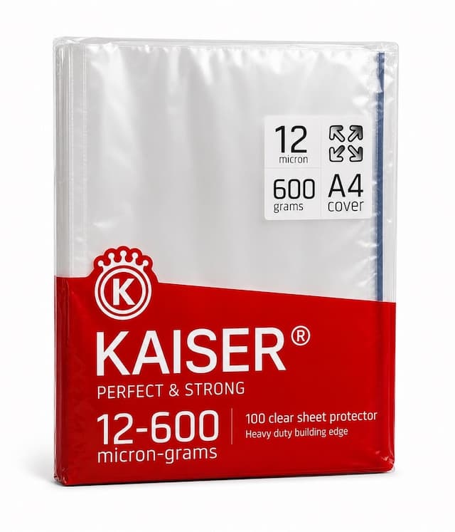 خرید خرید کاور کاغذ A4 کایزر کد SK701 بسته 100 عددی