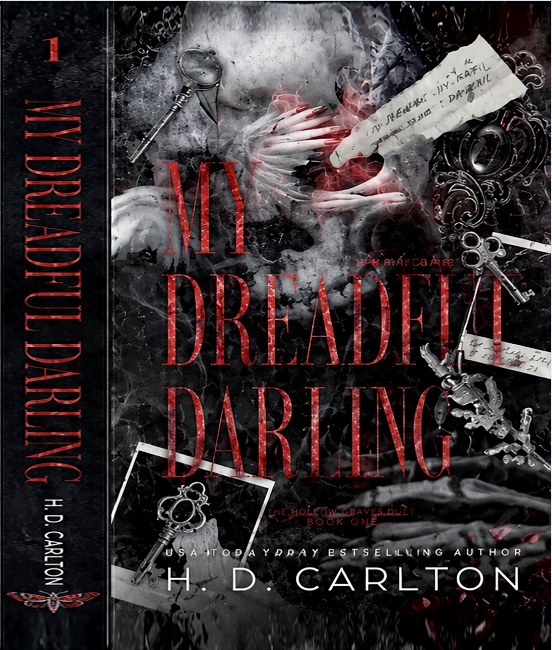 خرید کتاب My Dreadful Darling (Hollow Graves Duet Book 1) by H. D. Carlton