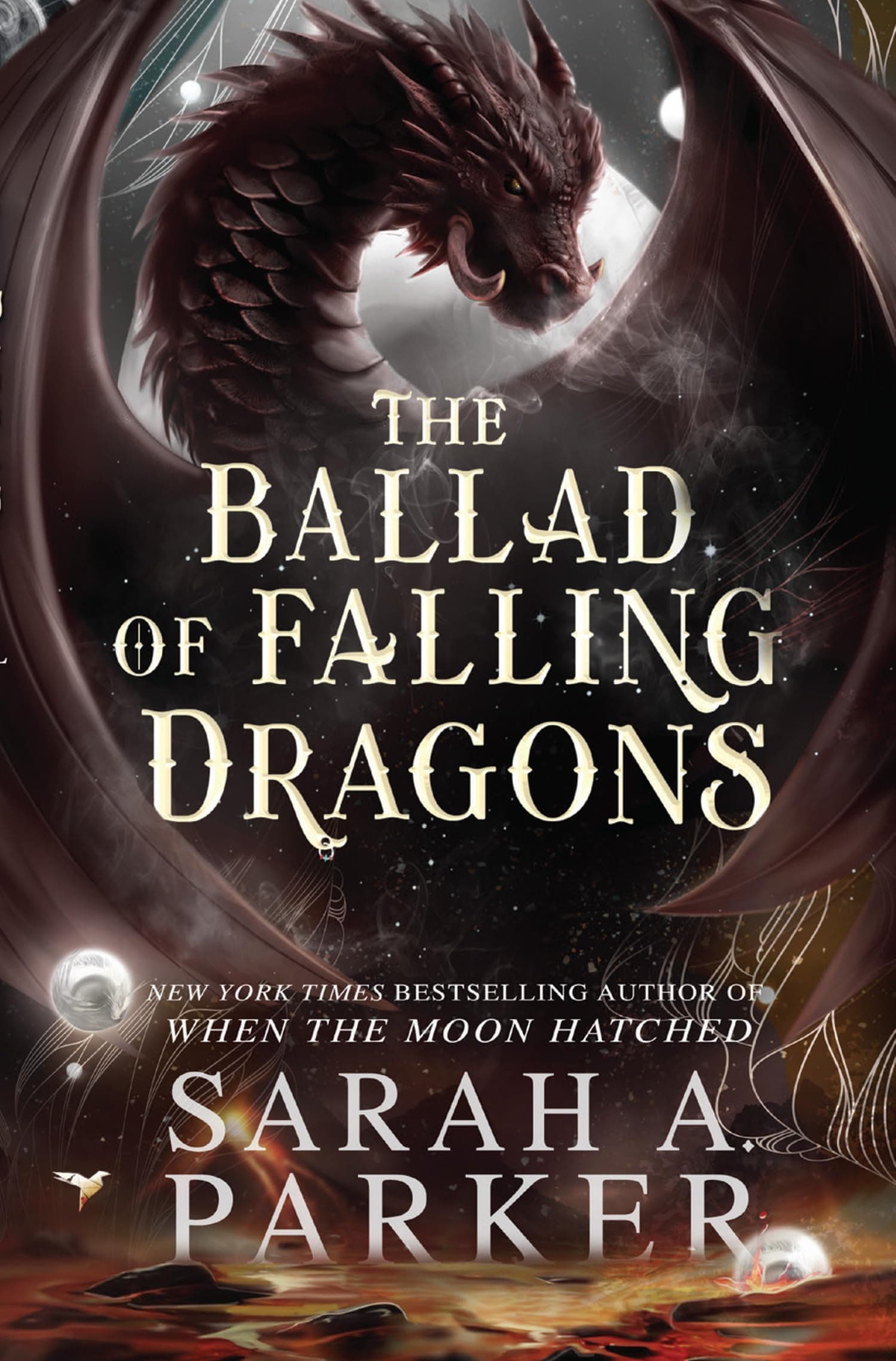 خرید کتاب The Ballad of Falling Dragons (Moonfall #2) by Sarah A. Parker