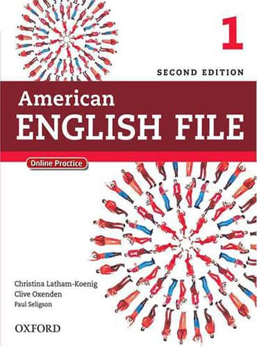 خرید کتاب زبان امریکن انگلیش فایل American English File 1 + Workbook (2nd Edition) وزیری
