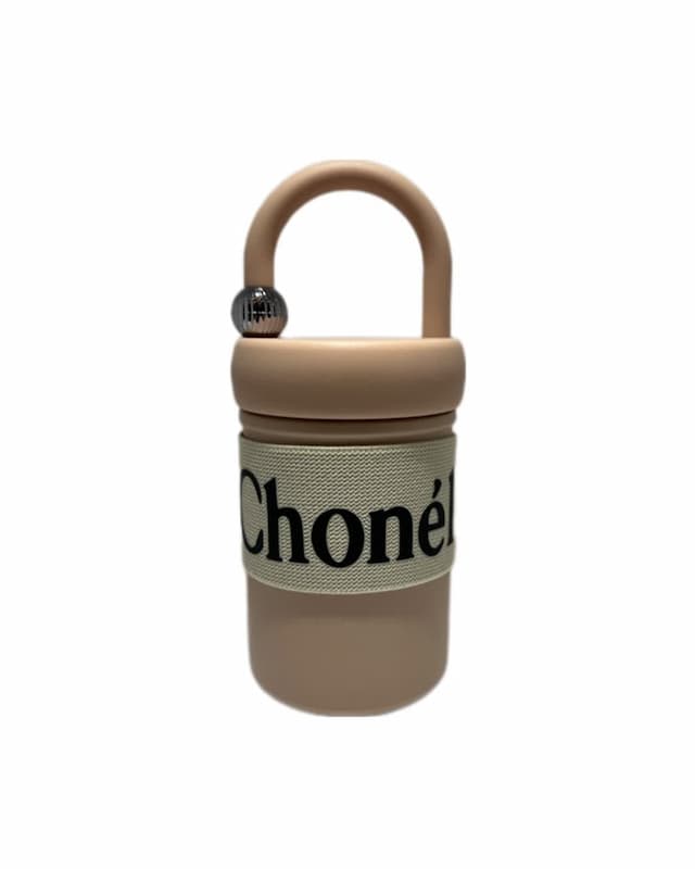 رنگ قهوای chonelماگ دسته دار استیل