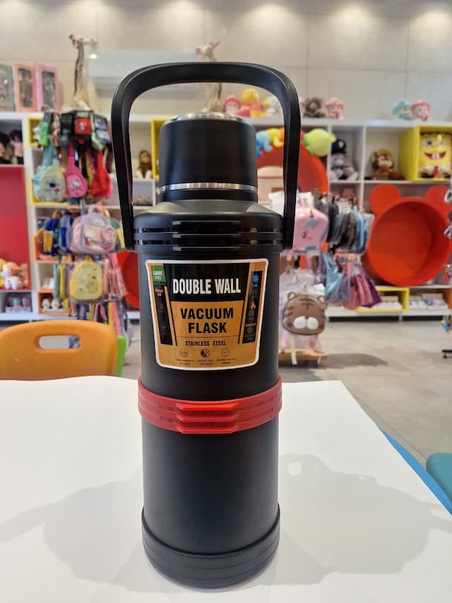 فلاسک 5لیتری رنگ مشکی vacuum flask