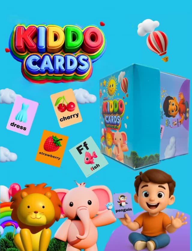 فلش کارت انگلیسی زبان مدرن / KIDDO CARDS