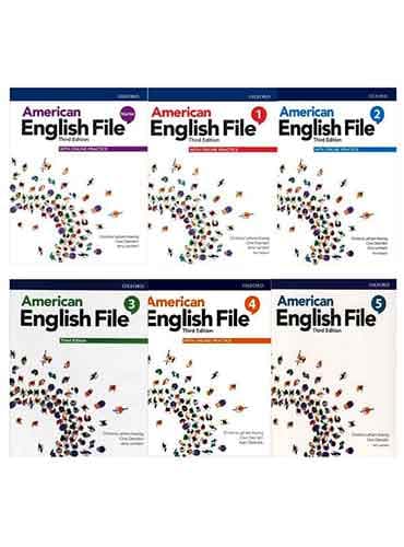 مجموعه کتاب های American English File ویرایش3 شش کتاب