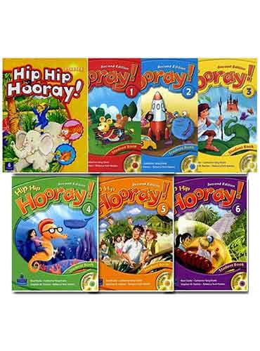 خرید مجموعه کتاب های زبان هیپ هیپ هورِی Hip Hip Hooray second edition هفت کتاب