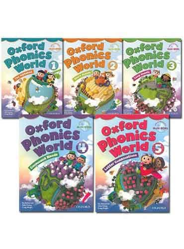 مجموعه کتاب های Oxford Phonics World پنج کتاب