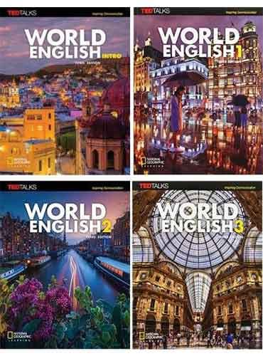 مجموعه کتاب های World English 3rd edition چهار کتاب