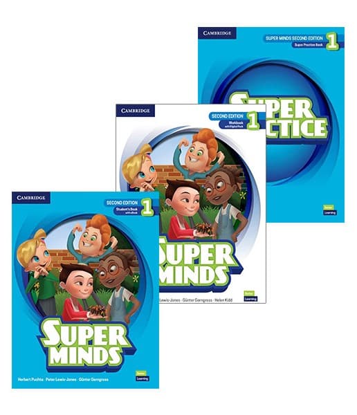 پک سه جلدی سوپر مایندز super minds 1 2nd edition (ویرایش دوم)