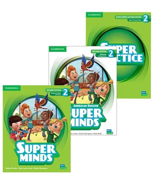 پک سه جلدی سوپر مایندز super minds 2 2nd edition (ویرایش دوم)