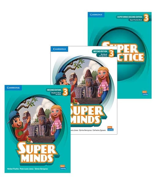پک سه جلدی سوپر مایندز super minds 3 2nd edition (ویرایش دوم)