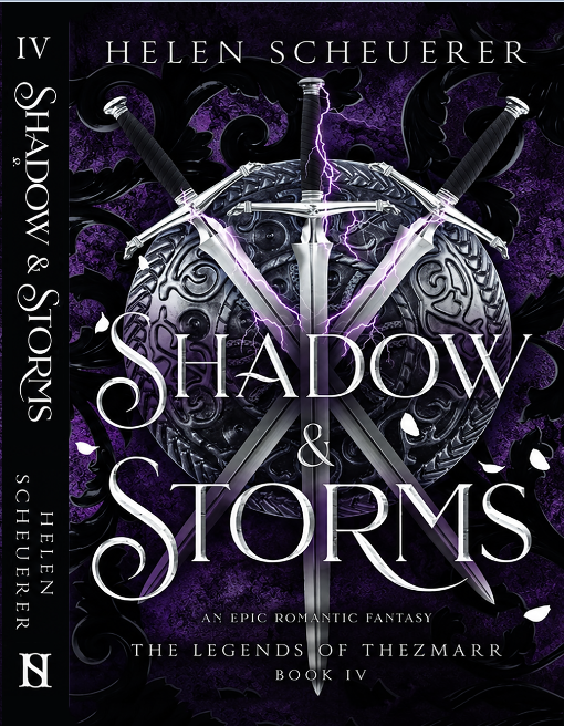 خرید کتاب Shadow & Storms (The Legends of Thezmarr Book 4) by Helen Scheuerer