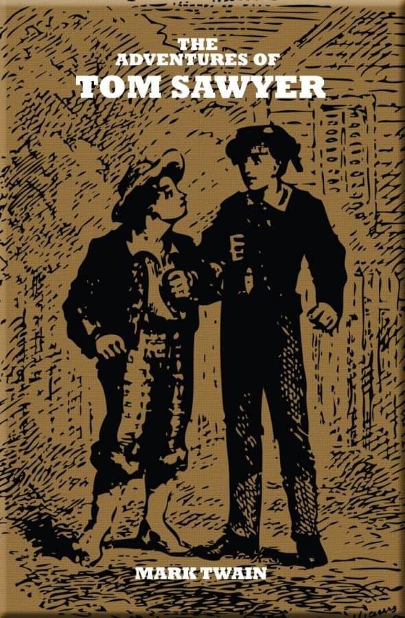 کتاب The Adventures of Tom Sawyer by Mark Twain پارچه ای