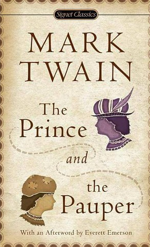 کتاب The Prince and the Pauper by Mark Twain جلد پارچه ای