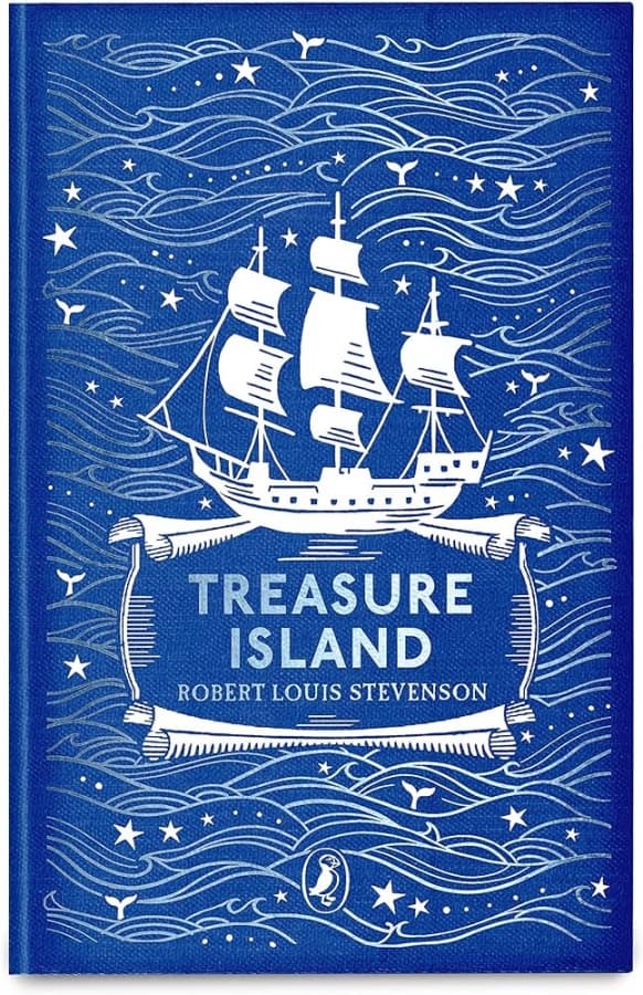 کتاب Treasure Island by Robert Louis Stevenson جلد پارچه ای