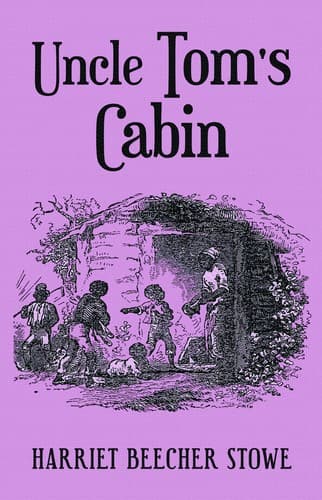 کتاب Uncle Toms Cabin by Harriet Beecher Stowe پارچه ای